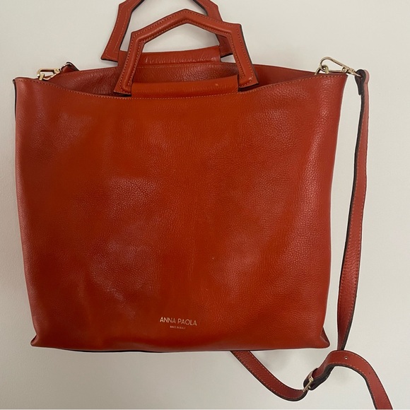 Anna Paola leather handbag - Picture 2 of 12